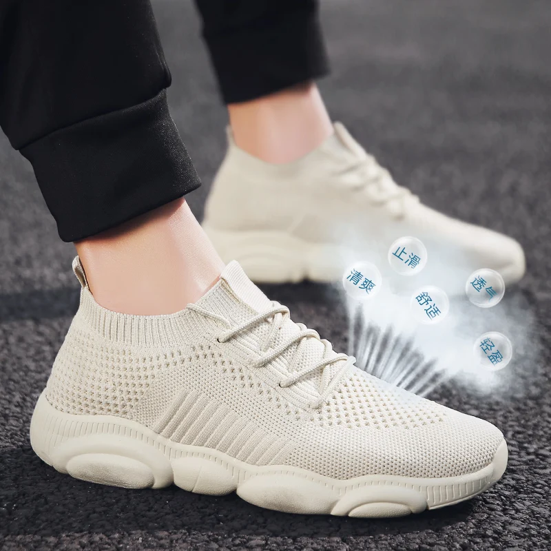 

Summer Breathable Flying Weaving lightweigth Shoes Man Shoes Walking comfortable Shoes Men Sneaker Shoe Men zapatos hombre w5