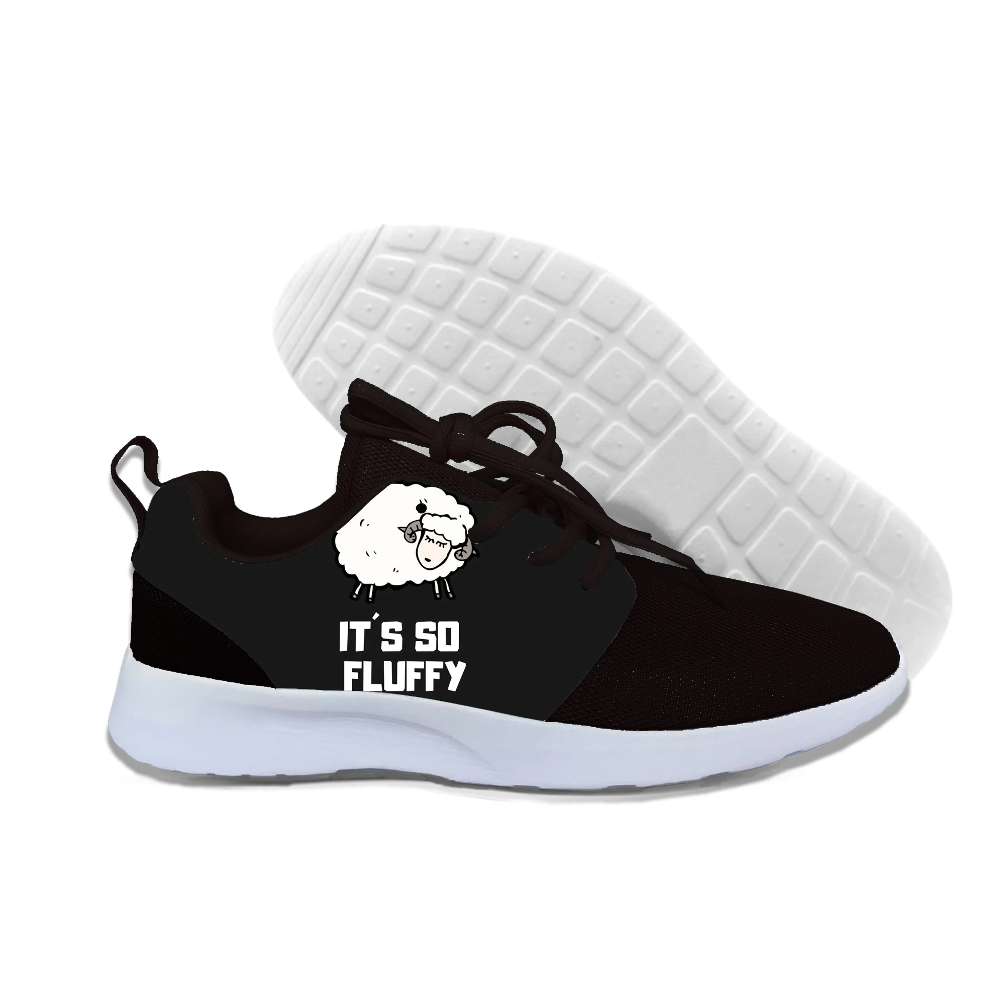 2019 New Arrivals It's So Fluffy Women Men Sneakers Printed Funny Casual Lightweight Casual Shoes