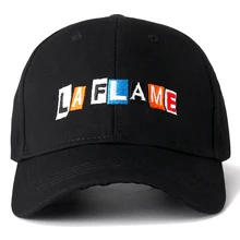 Новая хлопковая кепка LA FLAME Dad Hat Высококачественная бейсбольная Кепка с вышивкой Трэвиса Скотта s высококачественная черная бейсболка