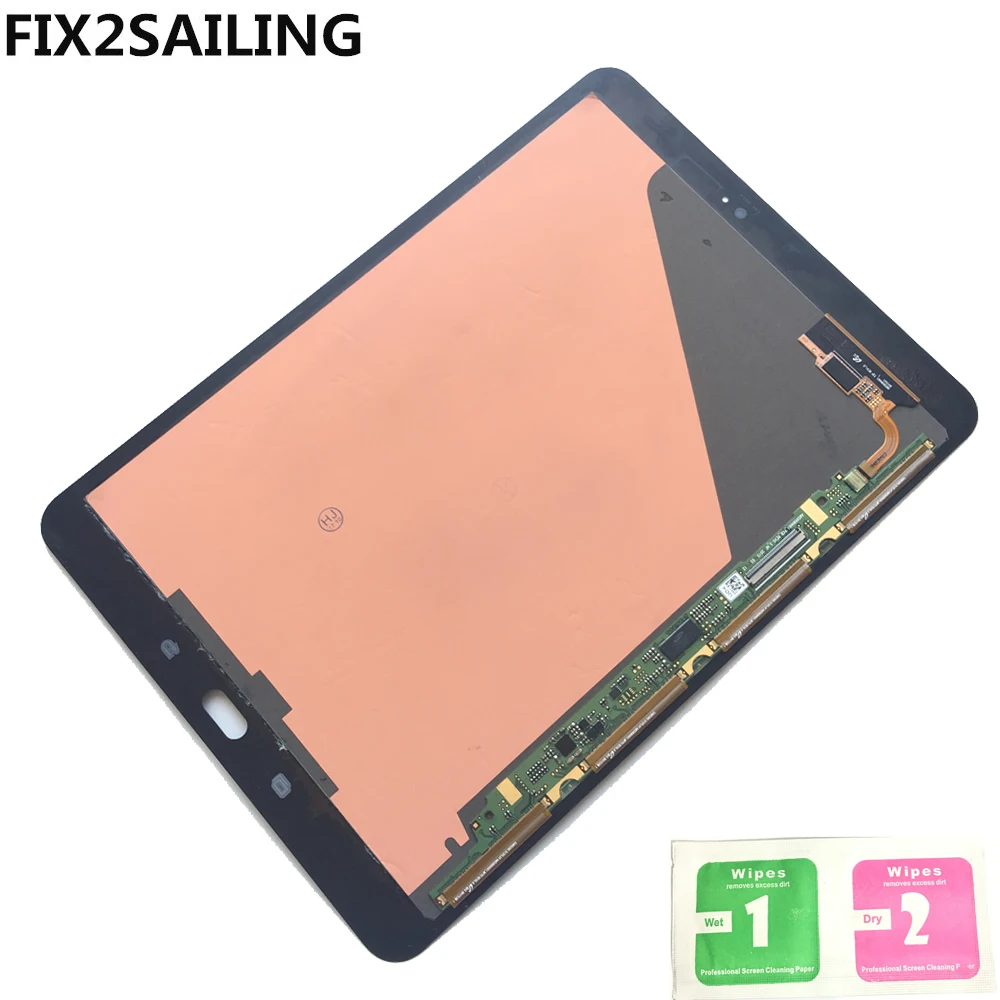 

100% Tested LCD Display with Touch Screen Digitizer Sensors Full Assembly Panel For Samsung GALAXY Tab S2 9.7 Inch T810 T815