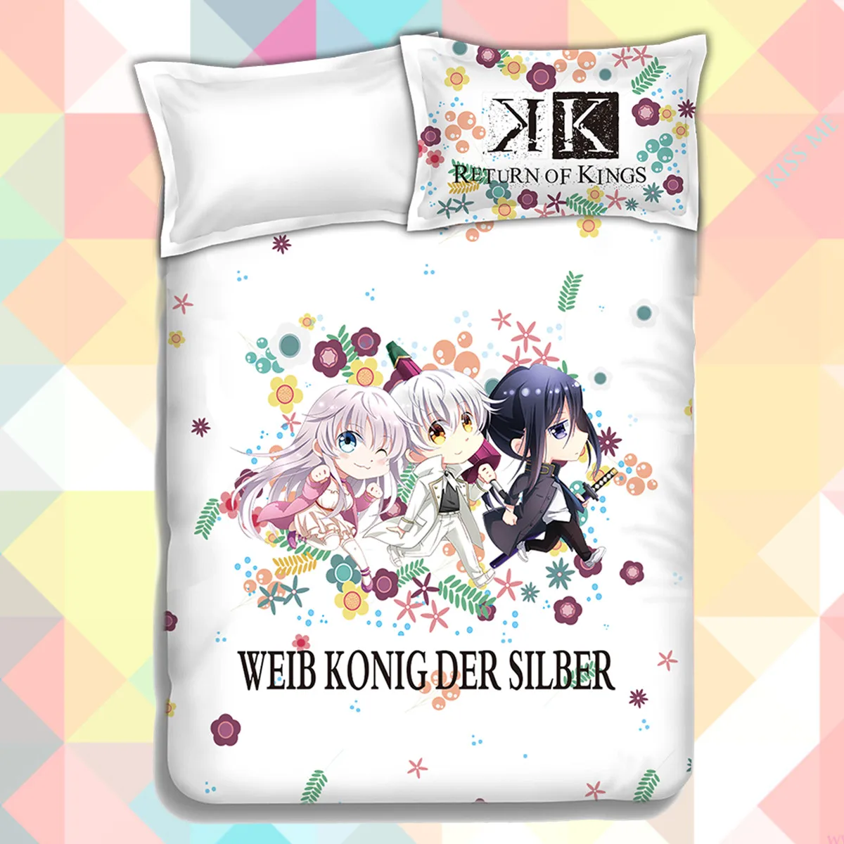 Bed Sheet Anime alice in wonderland Cover Bedding Cartoon Bed Sheet 150*200cm