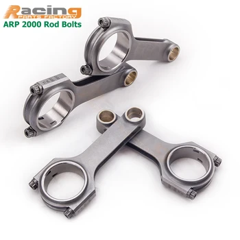 

H-beam Connecting Conrod Rods for Kawasaki Ninja ZX11 ZZ-R1100 111mm ARP 2000 Bolts Forged 4340 Connecting Rods ARP bolts