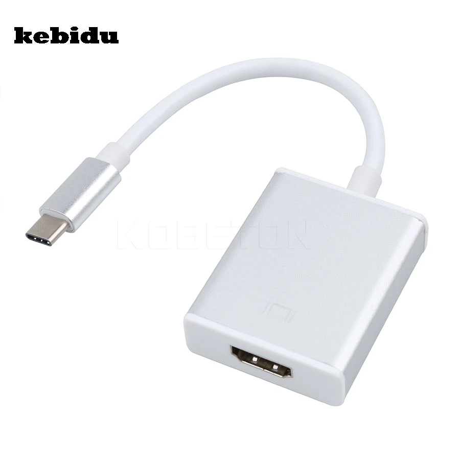1 pc USB 3.1 Type C USB-C to HDMI Adapter for Apple Macbook/Chromebook Pixel/Dell XPS 13/Yoga 900/Asus Zen AIO/Lumia 950/950XL