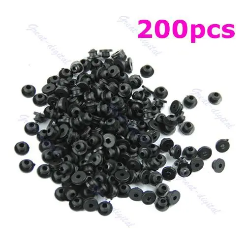 

1Pack 200 pcs Rubber Grommets Nipples For Tattoo Machine Needles Armature Bar Supply