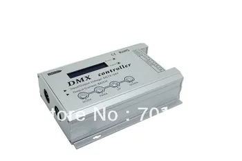 

DMX constant voltage decoder with LCD display;DC12-24V input;8A*3channel PWM output