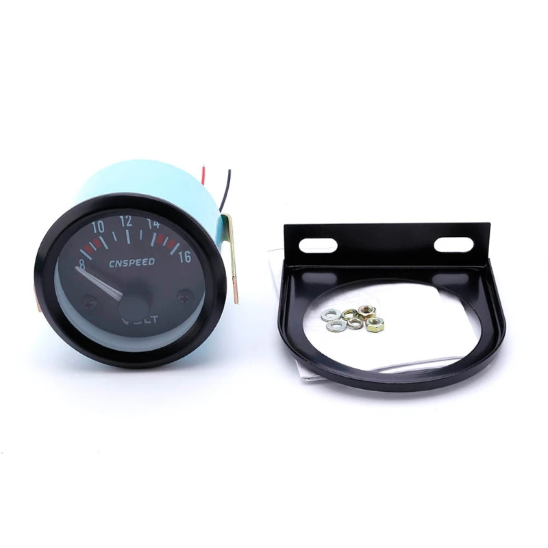 2'' 52mm Mechanical Car Auto Volt Voltmeter Voltage Meter Gauge 8 16V