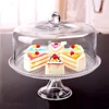 1/12 Miniature Dollhouse Acrylic Cake Plate Stand Fruit Snack Tray with Cover Kitchen Supplies #1 ► Photo 2/6