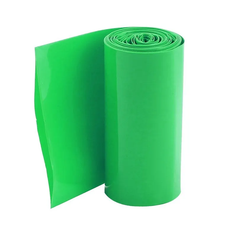 TOOGOO Gaine Thermoretractable en PVC 70mm pour Film Retractable 4 x 18650 5M Transparent