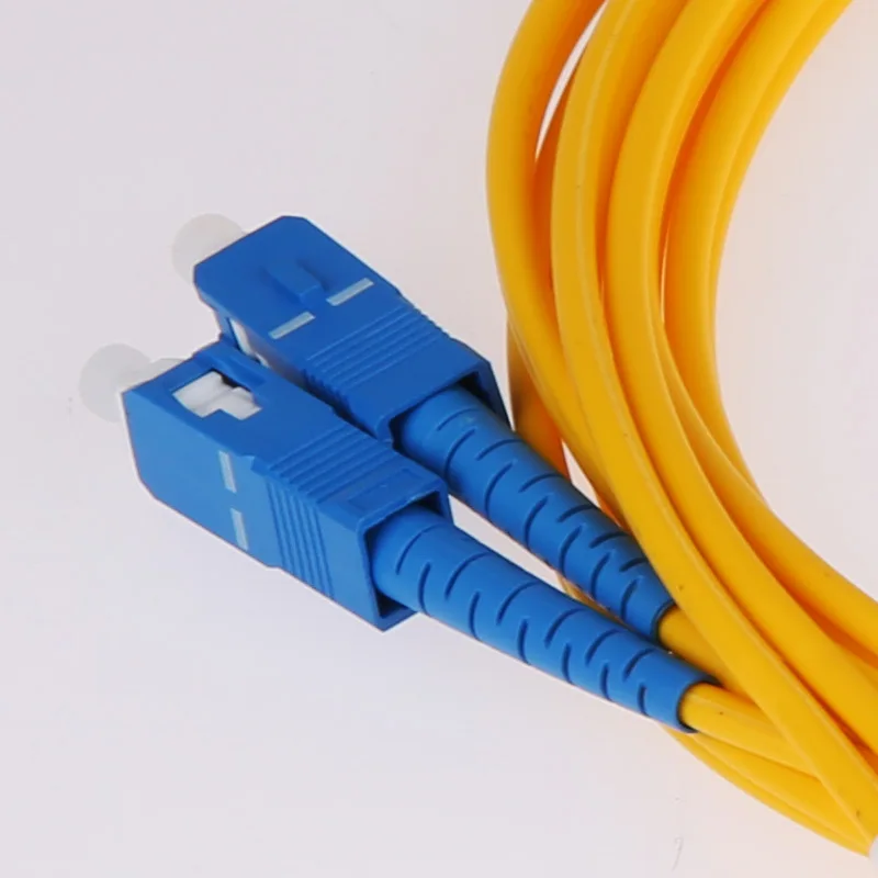 Оптоволоконный патч корд один режим SM 2 core Дуплексный LC/APC К SC/UPC 9/125 ftth catv 3 5 10 15 20 m