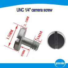Sliver 1/4 Screw Stainless Steel For Camera Tripod Monopod Quick Release Plate Electronics Accessories
