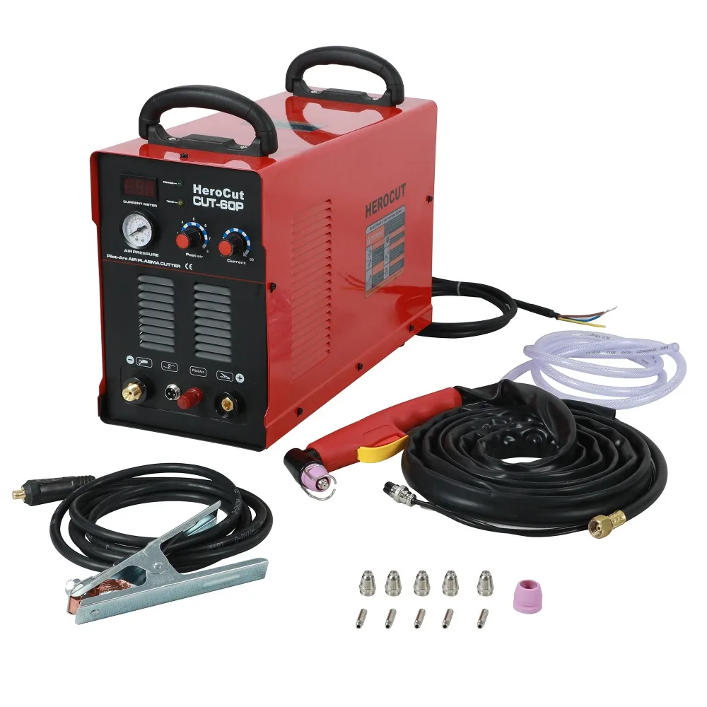 

IGBT Pilot Arc HF CUT60SP 60Amps DC Air Plasma cutting machine plasma Cutter Cutting Thickness 20mm Clean Cut