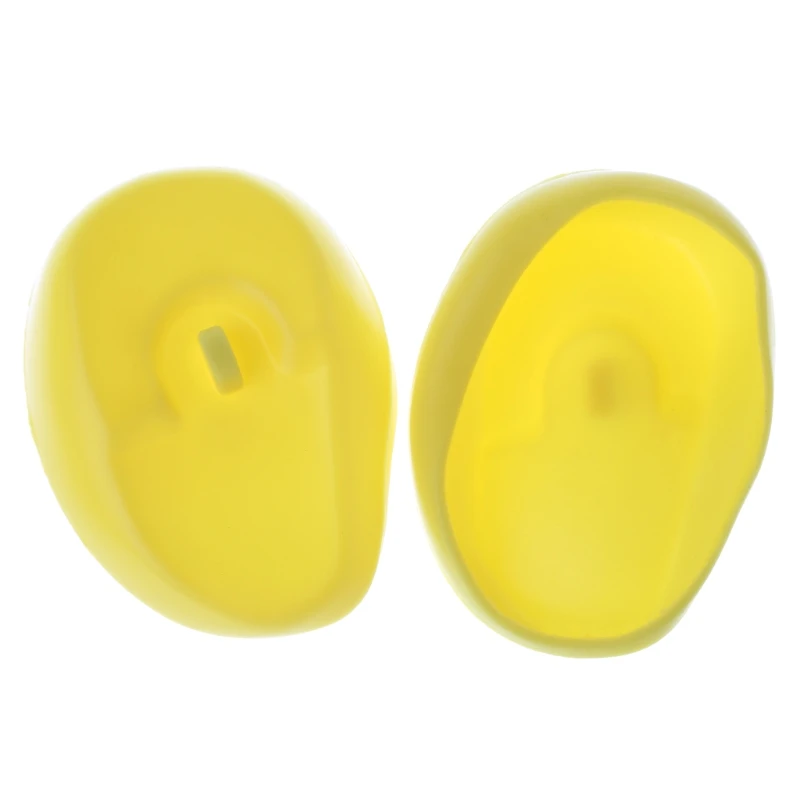 1 пара парикмахерское силиконовое покрытие для уха защита ушей краска для волос инструмент для укладки салон - Цвет: Цвет: желтый