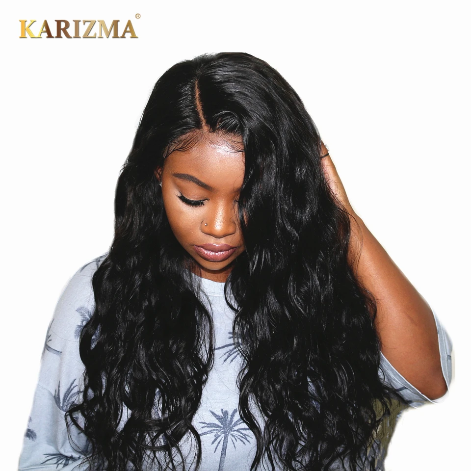 

Karizma 13X4 Body Wave Wigs Brazilian Hair Pre Plucked Lace Front Wigs Human Hair For Women Natural Hairline With Baby Hair