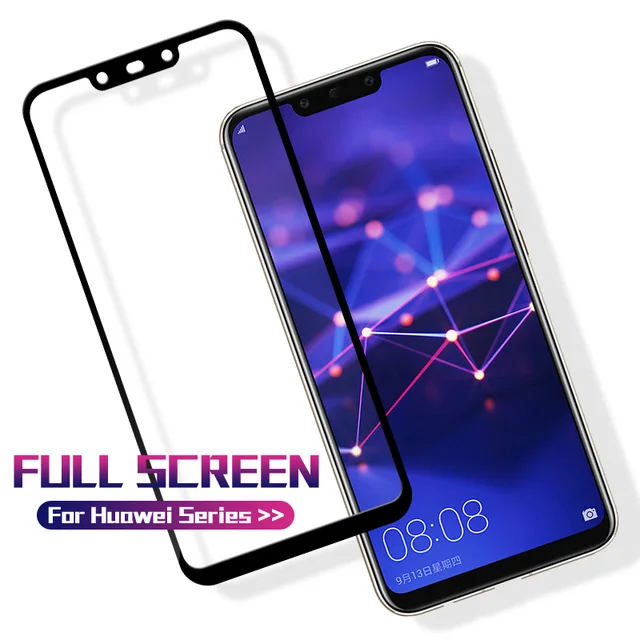 Ударопрочное закаленное стекло для Mate 20 Lite Защита экрана Huawei P20 Mate10 P10 Pro Nova 3 3i P