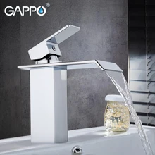 GAPPO смеситель для воды кран для раковины кран для ванной комнаты смеситель для раковины с одним отверстием латунный кран водопад унитаз кран YG1001-2