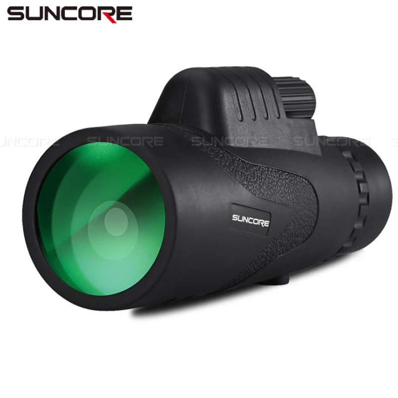 High Power Optical Zoom Telescope 10x42/12x50 Outdoor Hunting Portable Spotting Scope Prism BAK4 Phone Lens For Travel Camping