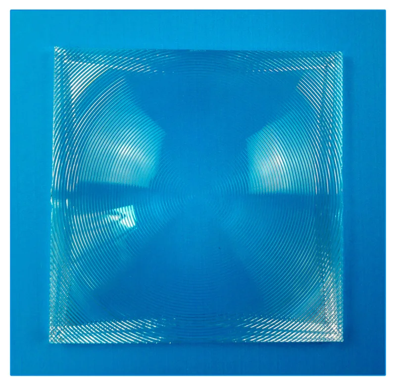 

2PC 335mm Square PMMA Plastic LED Fresnel Condensing Lens Solar Energy Focal Length 350mm for Plane Magnifier,Solar concentrator