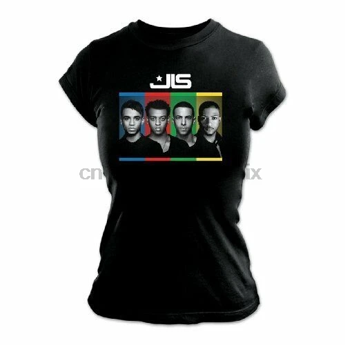 Официальный JLS альбом Обложка Футболка-дамы обтягивающие подходят в