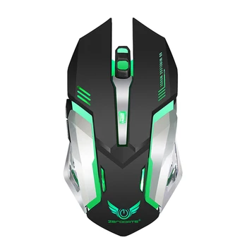 

Wireless Ergonomic Mouse 2.4GHz Rechargeable Silent Optical Mice 7 LED Backlit for PC Gaming UY8