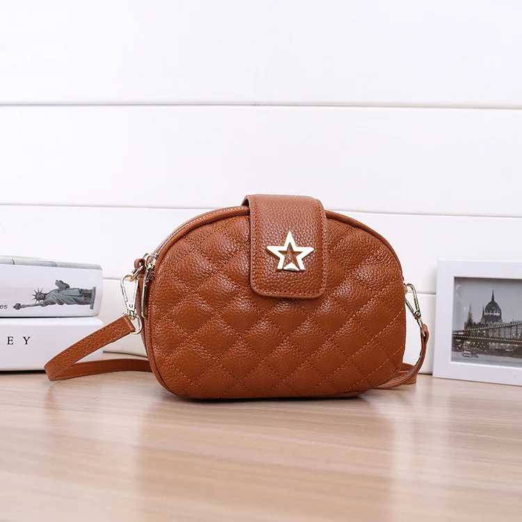 Women genuine leather messenger bag 19