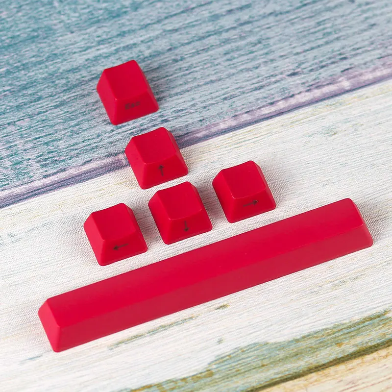 Персонализированная механическая клавиатура keyboarded red directionkeys esc black pbt material oem