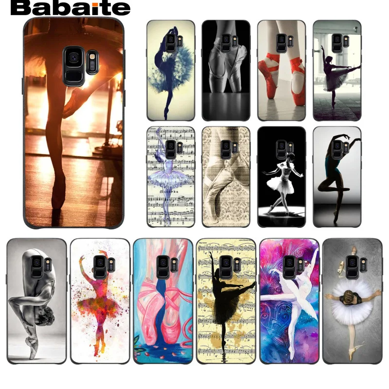 Мягкий силиконовый чехол для телефона Babaite the Ballet Dancer girl Samsung Galaxy s9 s8 plus note 8 note9 s7