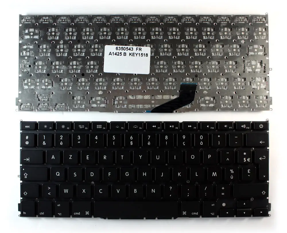 

News notebook laptop keyboard for Apple Macbook Pro A1425 FR/French layout