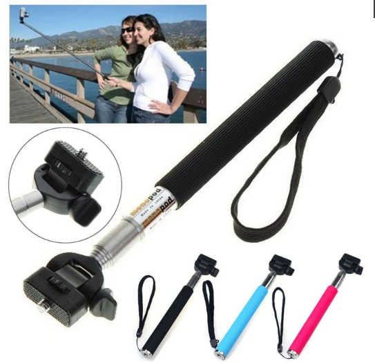 GoPro Monopod For GoPro HD Hero,Hero2,Hero3, Adjustable Handheld Tripod