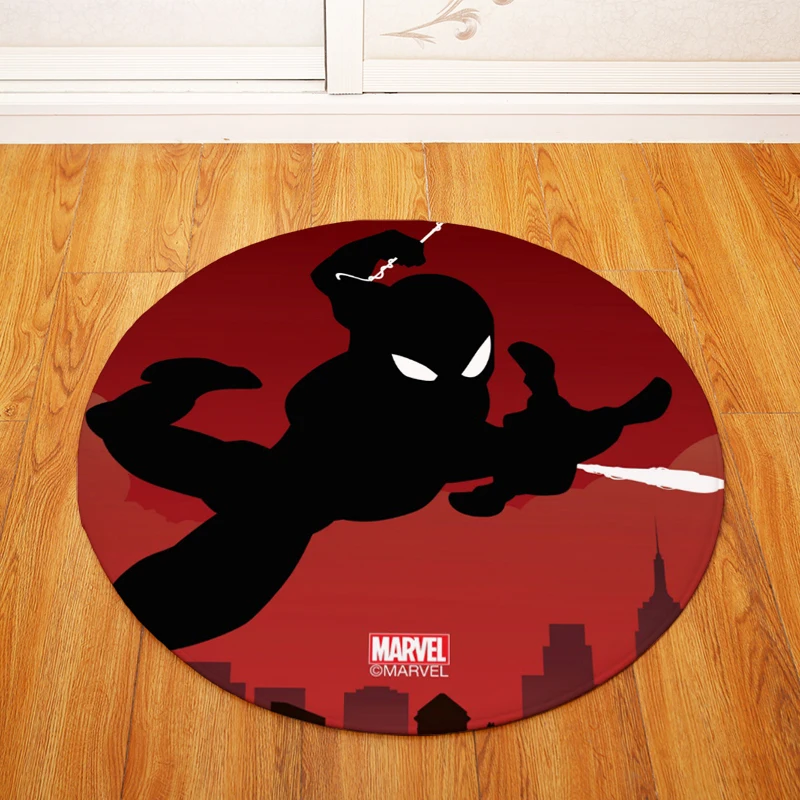  High Quality Fashion Marvel Round Chair/Table Desk Mat Living Room Bedroom Area Rug Decorative Carp