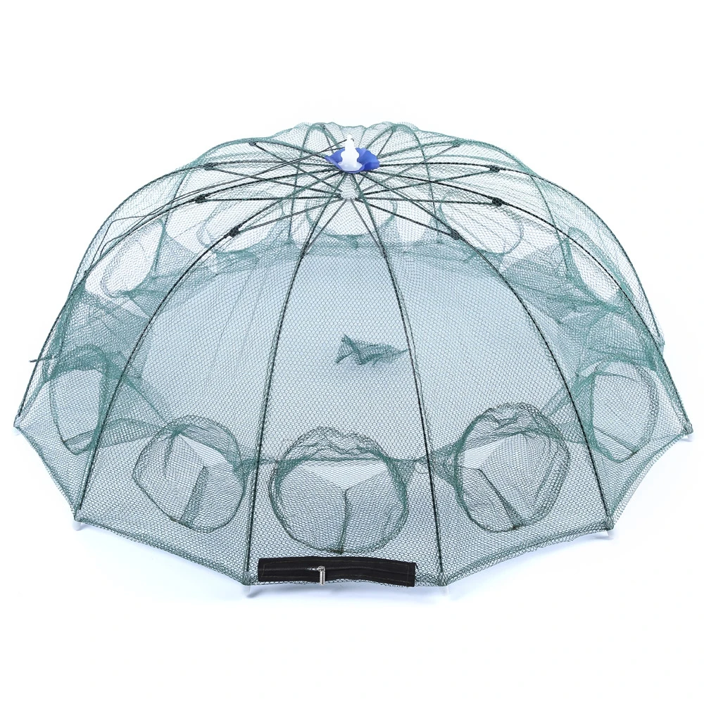 

Fishing Net Automatic folding umbrella type multilateral shrimp cage Crab Fish Trap Cast Net
