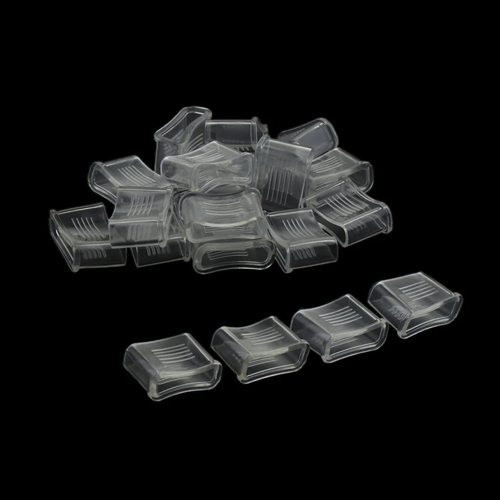 20 Pieces Referee Whistle Cover Transparent Whistle Cushioned Mouth Grip Soccer Referee Whistle Protective Accessory