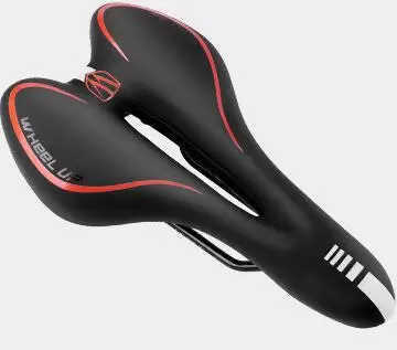 

Cycling MTB/Road bike saddle ergonomics comfortable shock-absorption ventilate Night riding reflective soft bicycle seat