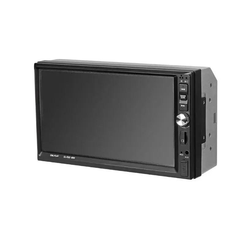 7022B 2Din 1024*600 " сенсорный экран автомобиля Bluetooth MP5 плеер стерео видео аудио FM радио медиаплеер с резервной камерой горячая распродажа