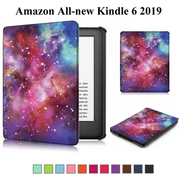 

Magnetic Smart Case For Amazon All-new Kindle 10th Generation 2019 Release PU Leather Cover For New Kindle 6 2019 case+film+pen