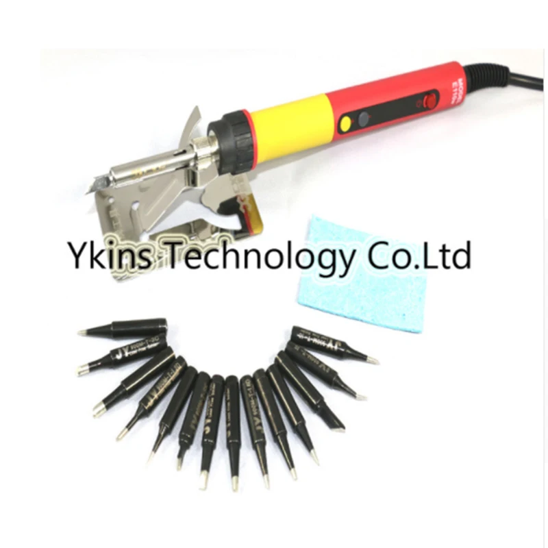

CXG E60W E90W E110W LCD Adjustable Digital Thermostat Electric Iron Handle Welding Repair Tool + 14 JY Soldering Iron Tip