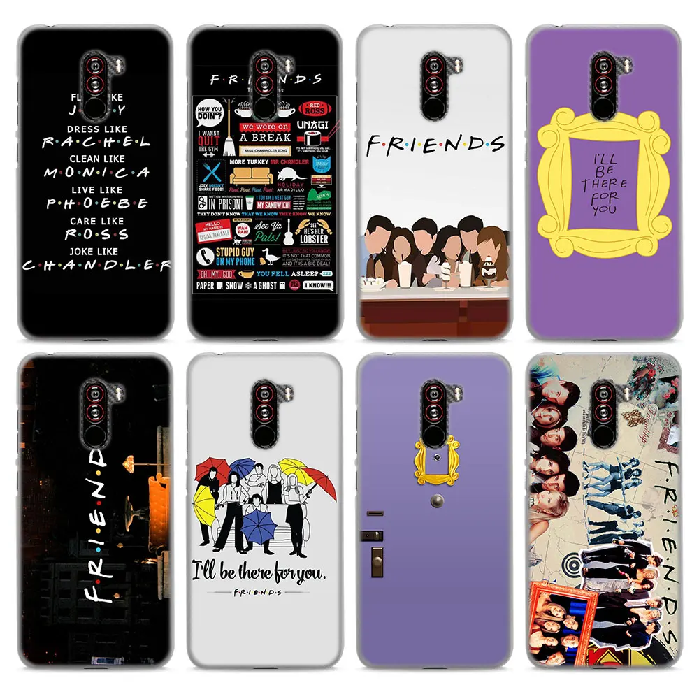 

Friends TV Door Pattern hard Transparent Case for POCOPHONE F1 Cover for Xiaomi Redmi S2 6 6A 6Pro/A2 Lite 5 Plus 5A
