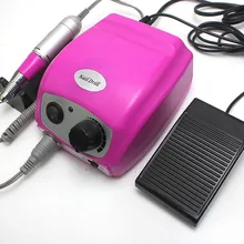 Фиолетовый мощный DM-207 блок управления микромотор наконечник электрическая машинка для маникюра Набор для полировки ногтей инструменты для искусства