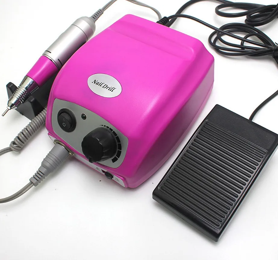 

2019 Purple is powerful STRONG DM-207 Control Box Micromotor Handpiece Electric Manicure Drill Set For Nail polishing Art Tools