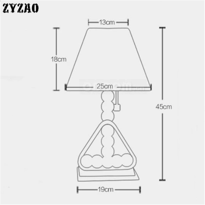 Индивидуальное творчество американские ретро настольные лампы для спальни прикроватная лампа мальчик лампа биллиард бар украшение гостиная настольные светильники