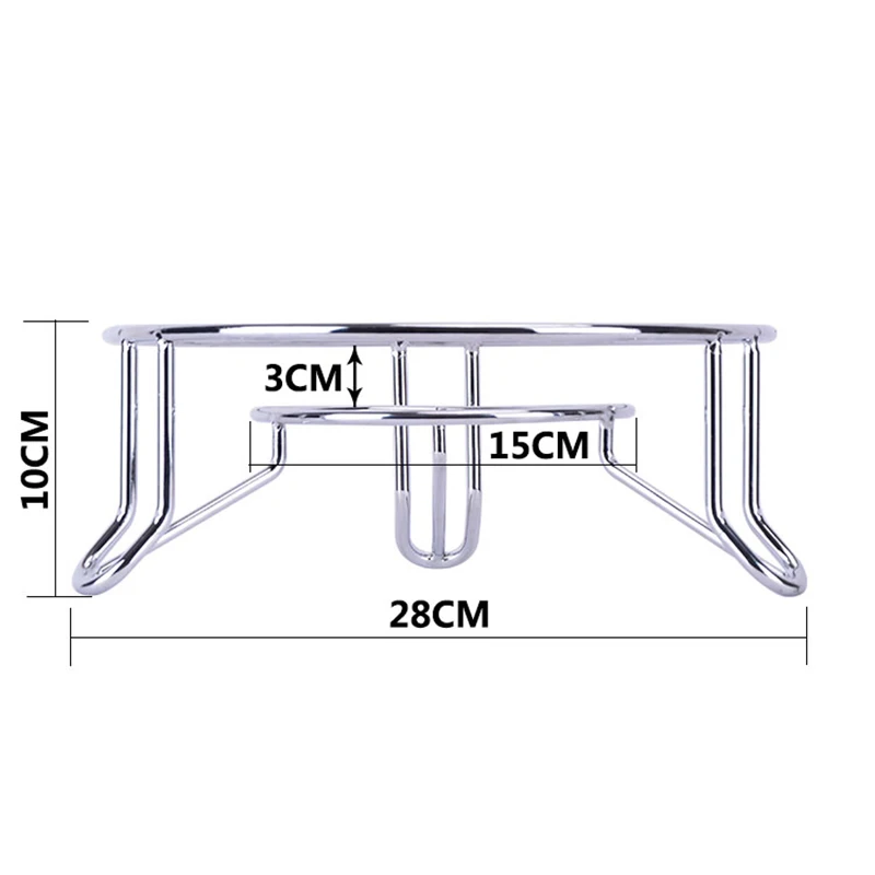 Super Load Bearing Stainless Steel Kitchen Cooking Pot Rack Pot Cover Lids Holder Stand Storage Organizer Accessories Gadget