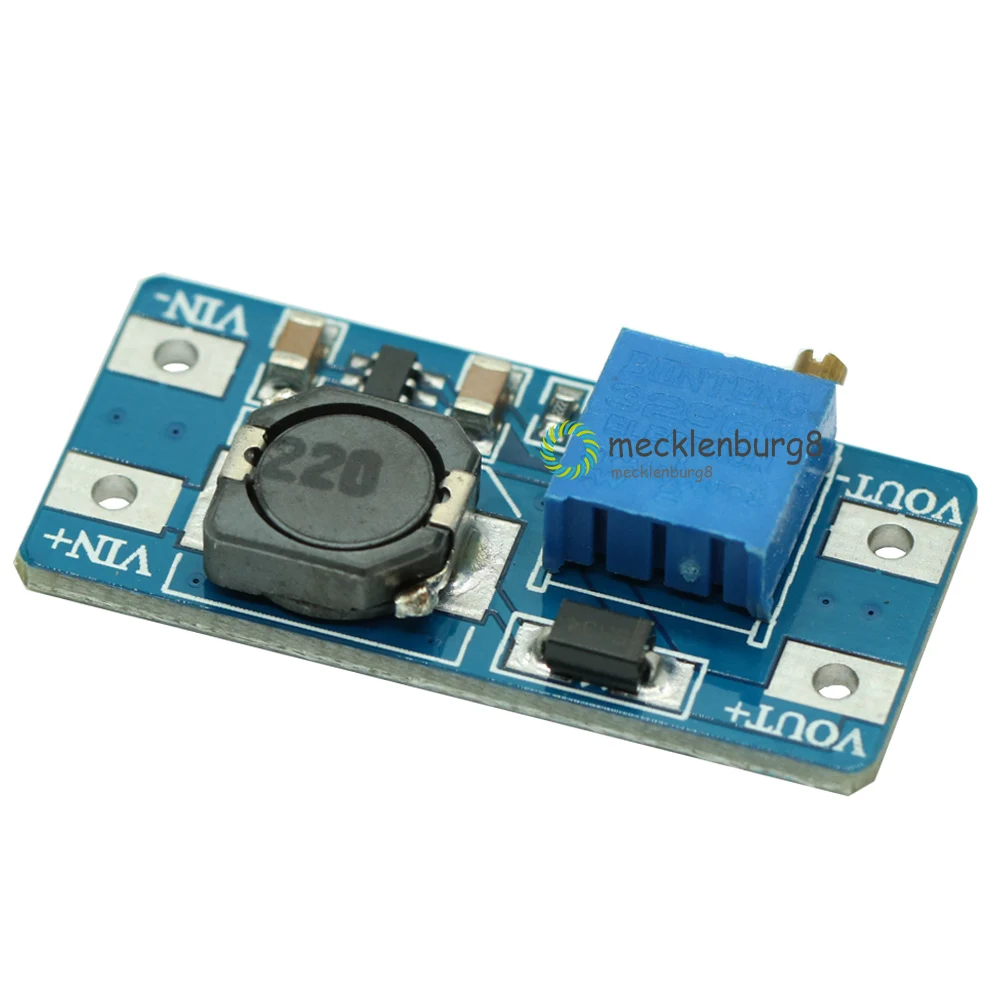 5 шт. MT3608 2A Max DC-DC Step Up усилитель конвертера Питание модуль Boost 2 V-24 V 5V 9V 12V 28V Для Arduino LM2577