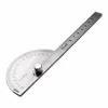 0-180 Degree Angle Ruler Adjustable Round Head Rotary Protractor Angle Finder Stainless Steel Measuring Tool ► Photo 3/6