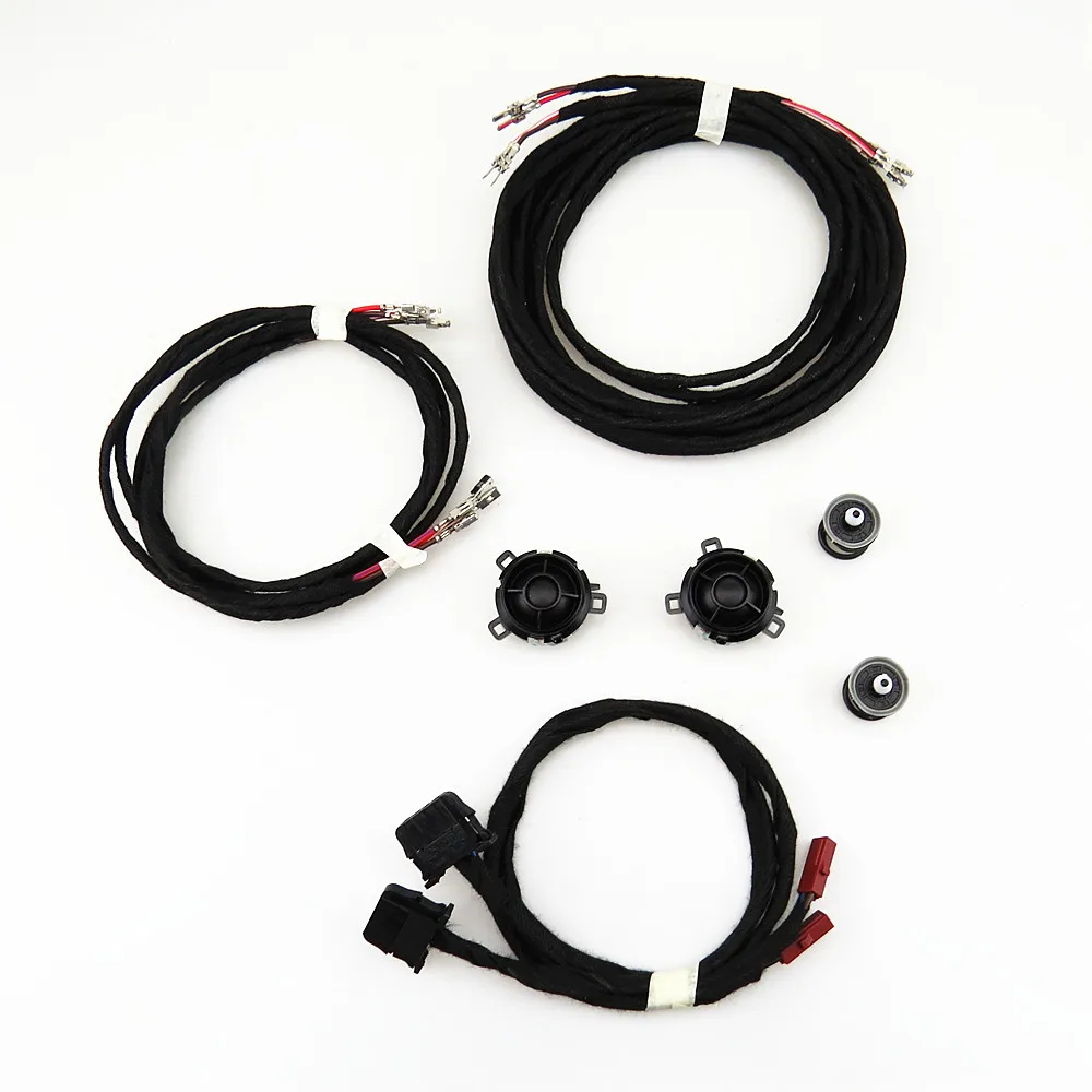 DOXA Rear Door Tweeter Speaker+ Wiring Harness Plug Cable Suite For VW Jetta Golf GTI MK5 MK6 Scirocco 5KD 035 411A 7L6 868 243-in Multi-tone & Claxon Horns ...