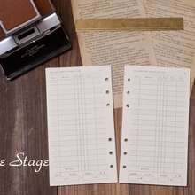 A6 a5 отрывными листами пополнения толстой тетради, хороший личный счетов, финансирование