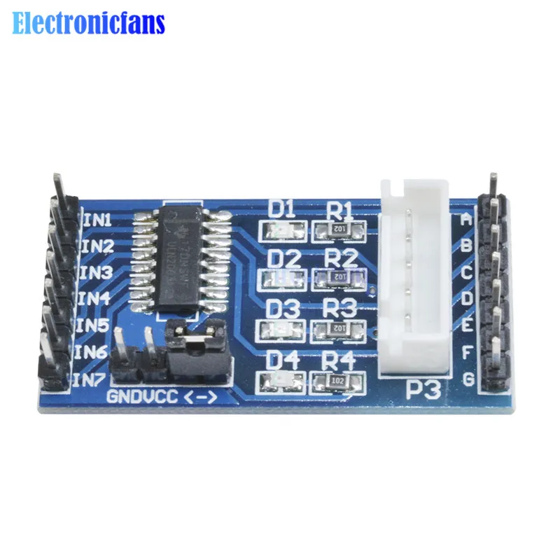 10 шт. Драйвер шагового двигателя Доска модуль ULN2003 для 5V 4 фазы 5 линия 28BYJ-48 для Arduino