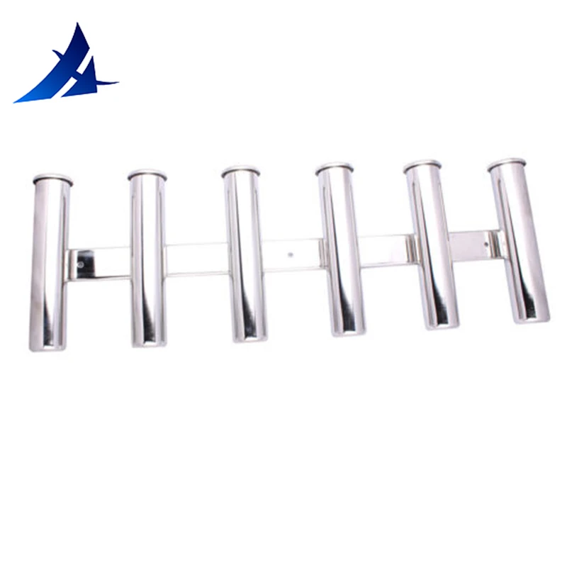 Boat Accessories The new arrival 6 Link Fishing Rod Holder 6 Tubes Rod Pod Rack Stainless Steel Boat Marine Yacht 6pcs stainless steel chainsaw chain joiner link chain joint for joinning saw 3 8 063 chains for woodworking chainsaw parts