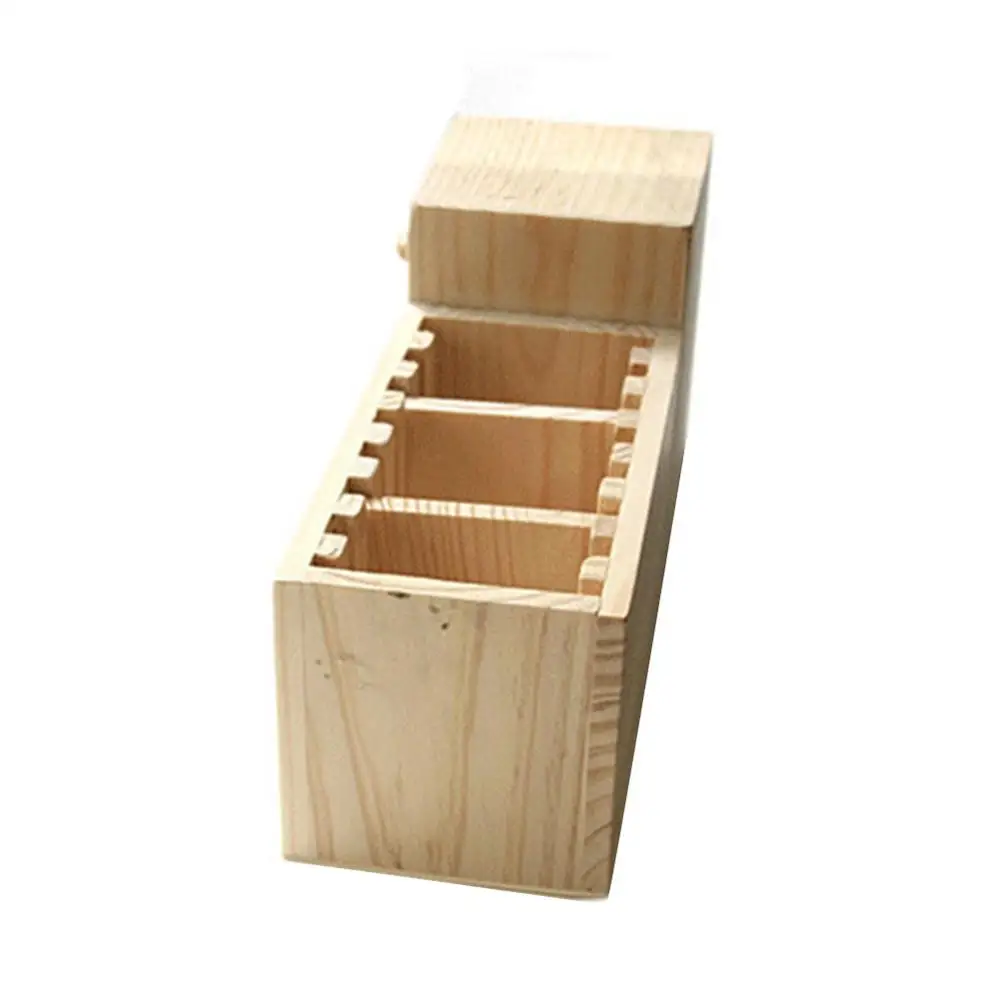 Wooden Drawer Desktop Sundries Organizer Student Children Pencil