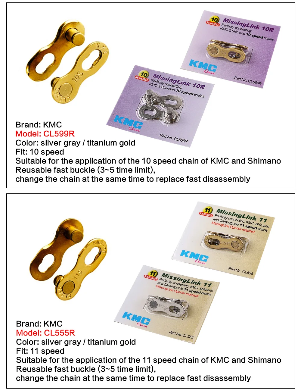 Best KMC missing-link Authentic MTB bicycle Road bike lock 6/7/8/9/10/11 speed chain magic quick release buckle cycling accessories 4 Best KMC missing-link Authentic MTB bicycle Road bike lock 6/7/8/9/10/11 speed chain magic quick release buckle cycling accessories 4