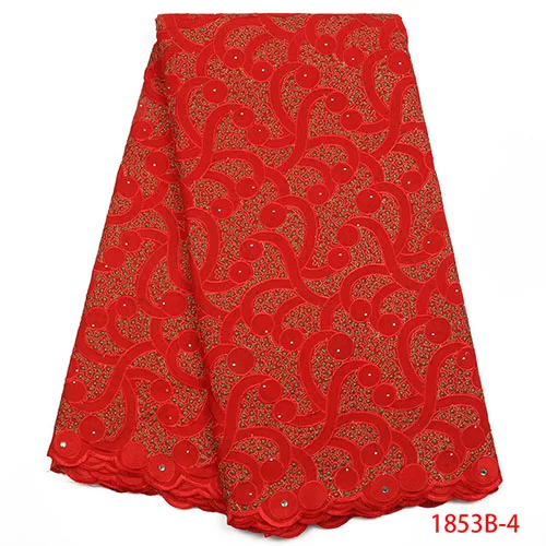 Африканская кружевная ткань, высокое качество, кружевная швейцарская вуаль, швейцарская сухая кружевная ткань, африканские платья для женщин, NA1853B-1 - Цвет: Picture 4