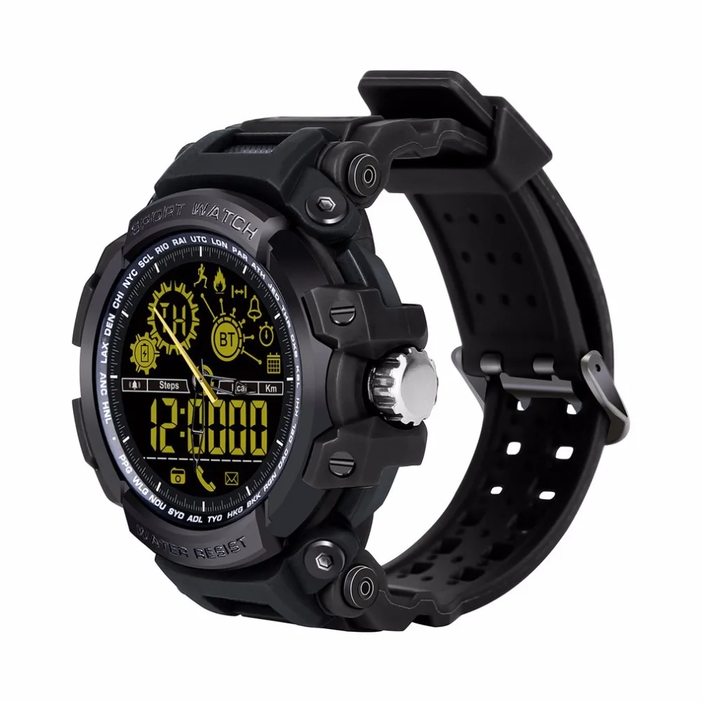 2018 DX16 IP67 Водонепроницаемый Смарт часы Шагомер Умные Smartwatch для iPhone Android спортивных